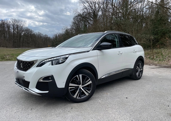 Peugeot 3008 cena 89900 przebieg: 146000, rok produkcji 2019 z Śmigiel małe 326